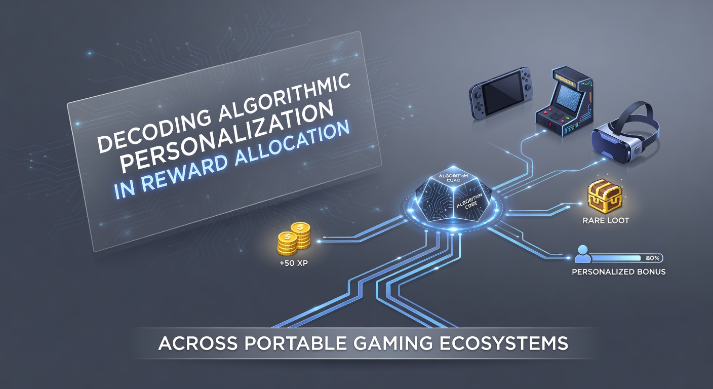 Visual representation of algorithmic reward systems in mobile gaming interfaces showing data flow and personalization layers